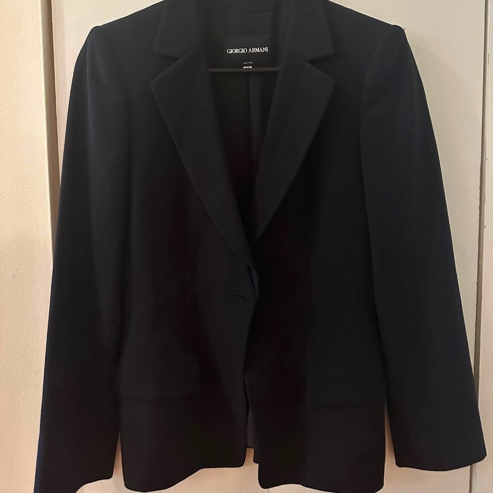 Deep Navy Giorgio Armani Blazer Size 40